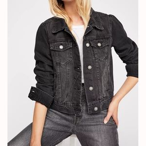 Rumors black denim jacket
